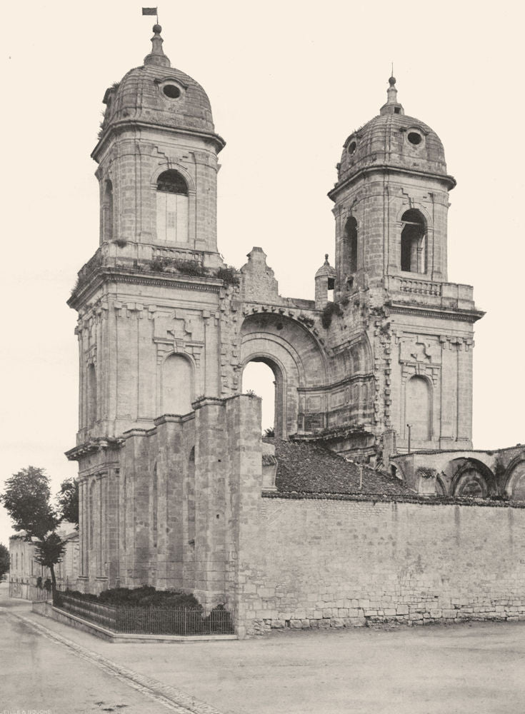 CHARENTE-MARITIME. Saint-Jean- d'Angély- Les Tours 1904 old antique print